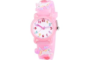 Venhoo Kids Watches 3D Cute Cartoon Waterproof Silicone Children Toddler Wrist Watches Time Teacher Gifts for 3-10 Ages Boys Little Child-Universe…