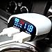USB Car Charger, Awakelion Quick Charge 2.0 LED 2-Port USB Phone Charger(3.4A / 30W) with Voltage Meter Monitor LCD Screen Display for All Devices