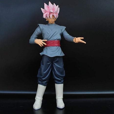 Amazon Co Jp ドラゴンボール立ち姿勢ピンクの髪zamasuスーパーサイヤ人キャラクターモデル像デコレーションアニメキャラクター玩具コレクション Gzzxw ホビー