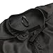 Segbeauty Makeup Cape, Comb out Cape Makeup Smock, Salon Beautician Cape, Makeup Artist Cape Esthetician Makeup Bib Cape for Client with Adjustable Fastener Closure (Black - Longer)
