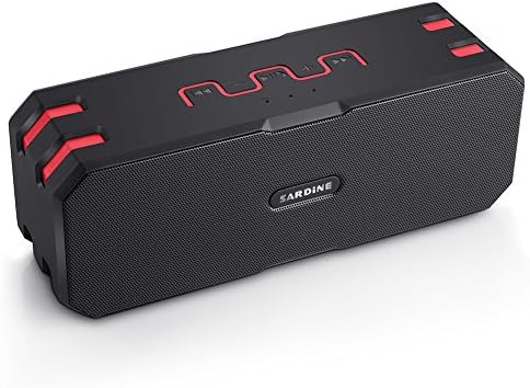 Weisum 2017 Wireless Waterproof Bluetooth Speaker, for Bathroom Outdoor Home with Louder Volume 12W, Rugged Rubber Shell, Portable Stereo Speaker for phone laptop with Built-in Microphone
