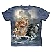 The Mountain Krakitten Kitten Kraken Adult Blue T-shirt XL