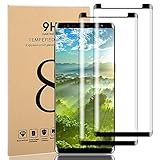 [2 Pack] Galaxy Note 8 Tempered Glass Screen Protector, [HD Clear][Anti-Bubble][Anti-Scratch][Anti-Fingerprint] Tempered Glass Screen Protector For Samsung Galaxy Note 8 Black