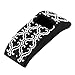 WITHit XO Your Sister Designer Sleeve Compatible with The Fitbit Charge/Charge HR - Band Cover - Arabesque Black/White