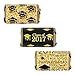 Class of 2017 Graduation Party Favor Stickers for Hershey's Miniature Bars, Set of 54 (Black and Gold)