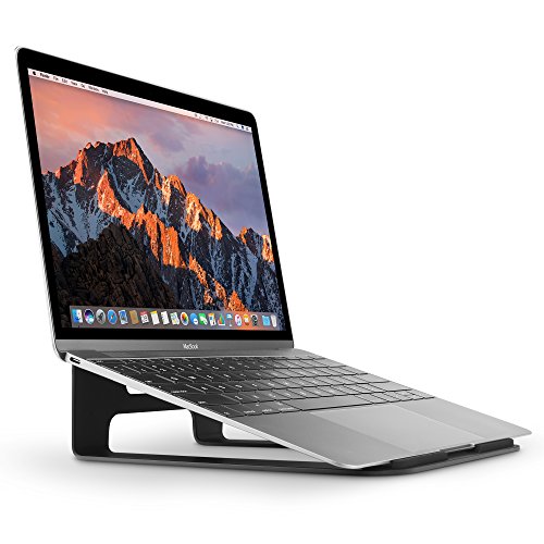 Twelve South ParcSlope for MacBook and iPad Pro | Hybrid laptop stand and tablet desktop wedge (black)