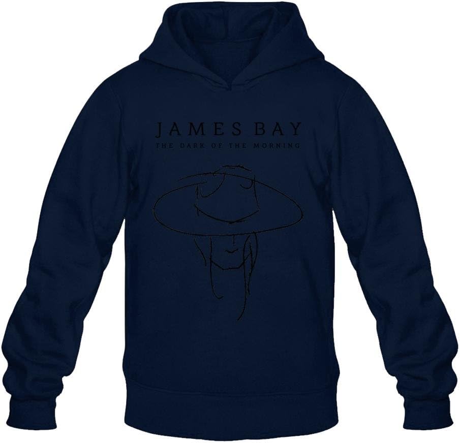TMILLER Men's James Bay The Dark of the Morning Hoodied Sweatshirt