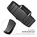 MoKo Fitbit Blaze Band , Stainless Steel Metal Replacement Link Bracelet with Double Button Folding Clasp for Fitbit Blaze Smart Fitness Watch, Frame NOT Included - BLACK