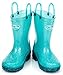 Outee Glitter Rain Boots Kids Girl Toddler Baby Light Up
