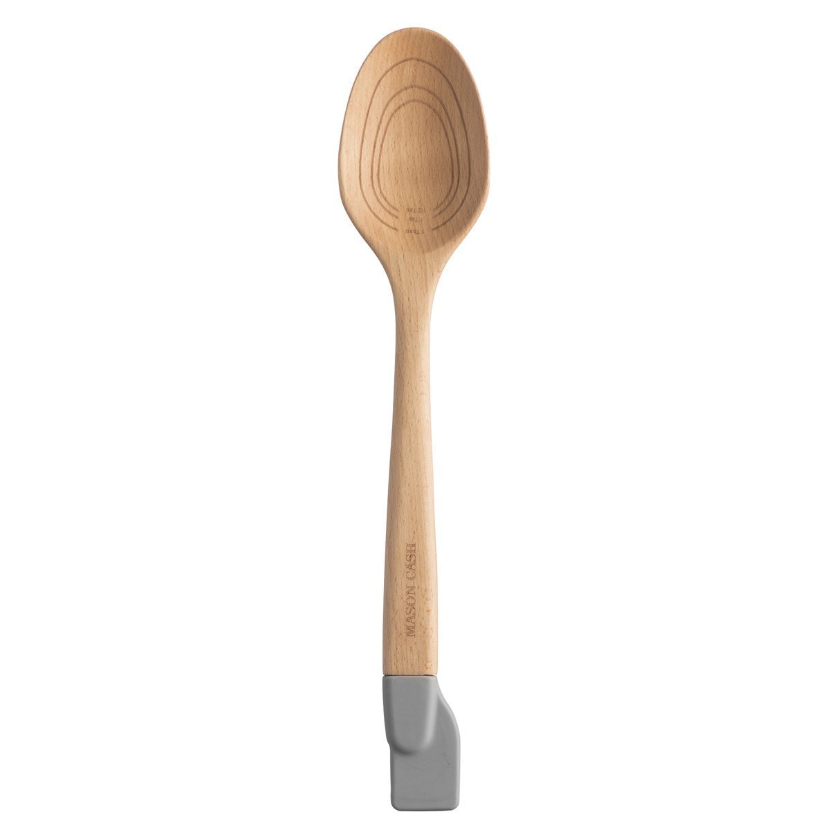 Mason Cash Innovative Kitchen 3-In-1 Solid Beech Wooden Spoon And Jar Scraper
