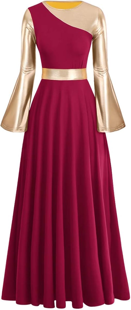 red praise dance dress
