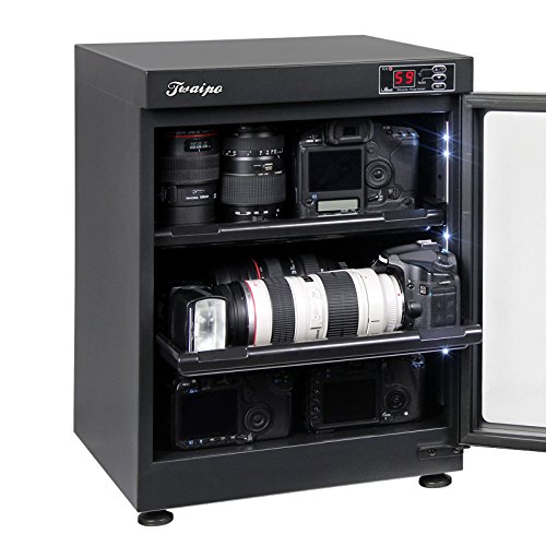 HFS 68L Digital Control dehumidify dry cabinet box Lens Camera equipment storage