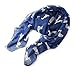 Fashion 9 Color Animal Dachshund Dog Print Scarf Pashmina Women Scarves (Blue)