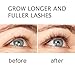 Natural Eyelash Growth Serum - Eyebrow Growth Serum - Made in USA - Lash Booster for Longer, Thicker Natural Eyelashes and Fuller Eyebrows - Enhancing Lash Growth Formula