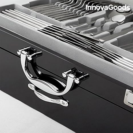 Amazon.com | innovagoods ig811600 Stainless Steel Cutlery Cook D Lux (72 Pieces), Silver: Dinnerware Sets