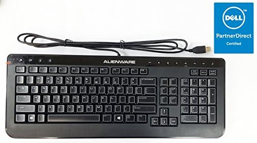 Alienware Wired USB Computer Keyboard Muiti Media