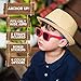 Baby Glasses and Sunglasses Strap 2pk | Active Kids with Bonus Stickers (Blue + Red)
