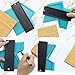 Contour Gauge Duplicator, Accurate Woodworking Shape Tracing Template Measuring Tool, Plastic Profile Copy Tiling Laminate Tiles General Tools(5 inch/12cm)