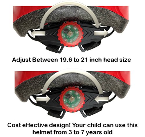 image for SG Dreamz KIDS Bike Helmet – Adjustable from Toddler to Youth Size, 