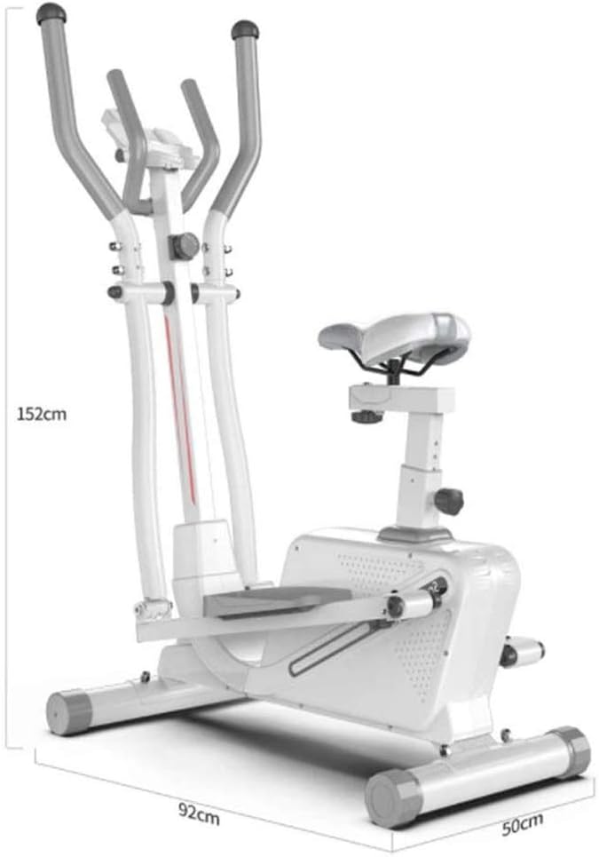 Magnetic Elliptical Cross Elliptical Elliptical Trainer And Exercise Bike With Seat And Easy Computer Dual Trainer 2 In 1 Cardio Home Office Fitness Workout Machine