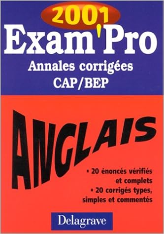 Amazon Fr Annales Corrigees Cap Bep Anglais 2001 Antoine Joelle Livres