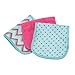S&T INC. Always Off Reusable Makeup Remover cloths, 6” X 12”, Solid and Print, 3 Pack