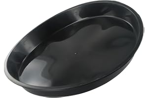 2-Pack Round Plant Saucer Plastic Drainage Tray for Pots Succulent Plant Drip Pan Indoor Flower Pot Base Water Catcher for Pl