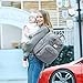 Diaper Bag Backpack, Large Capacity Nappy Baby Bags with Insulated Pockets and Changing Pad, Waterproof Unisex Travel Back Pack for Mom and Dad, Gray