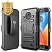 Moto G5S Plus Case, Moto G5S+ Case with [Tempered Glass Screen Protector], NageBee [Heavy Duty] Shock Proof [Belt Clip] Holster [Kickstand] Case for Motorola G5S+ / G5S Plus XT1806 5.5inch -Black