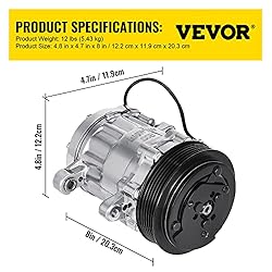 Mophorn CO7176C Sanden style Universal Air