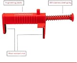 Tom tool LXQ Brick Line Clips Line Runners 3.5-4.7 Inch Red Engineering Plastic view 3