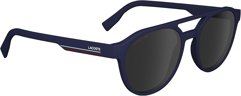 LACOSTE L6008S 424 MATE BLUE 53/19/145 Óculos de sol masculinos