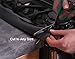 Sangyn Kitchen Silicone Stove Gap Seals Cover Strip Stopper Filler Pack of 2,Black