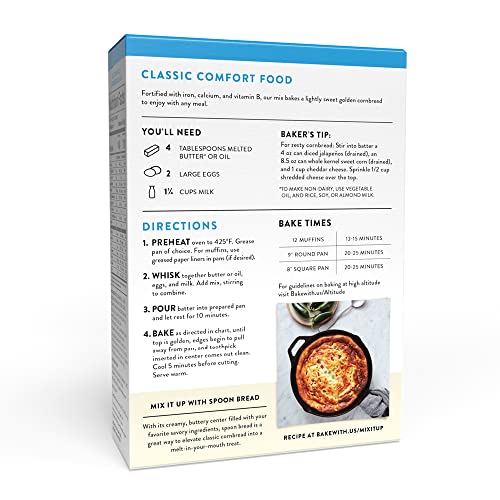 King Arthur Flour, Cornbread + Muffin Mix, Gluten Free, 14 Ounce