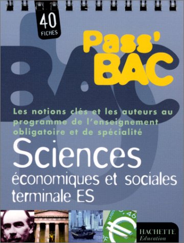 Sciences économiques et sociales, terminale ES