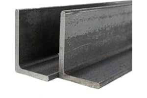MSP METALS Hot Rolled Steel ASTM A36 Angle 2.5" x 1.5" x,0.188" Wall Thickness, 12" Cut Length, Unequal Legs, Mild Carbon for Structural Supports, Frames, Braces, and Fabrication