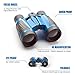 Kids Explorer Kit – Premium Kids Camping Toys, Mini Binoculars, Great Birthday Gifts for Your Kids, Grandkids with Magnifying Glass, Compass, Flashlight, Sun Hat Age 3+ Years Old