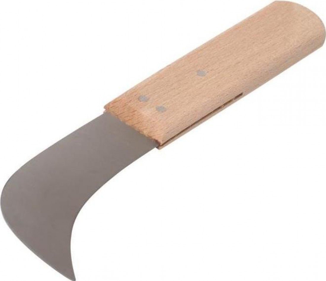 Faithfull FAIKLINO Lino Knife - Beech Handle 75mm