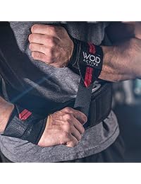 Levantamiento de pesas muñeca envuelve, muñeca apoyo, correas de elevación por wodactive para WODs, Powerlifting y olímpicos ascensores última intervensión reutilizable   Bola de gis incluidos