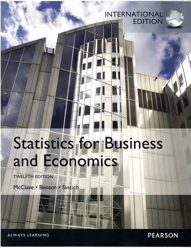 Statistics for Business and Economics