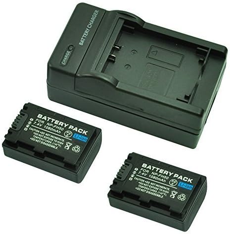 MP power @ 2 x Replacement Battery FH50 FH-50 FH-40 FH40 H-TYPE 1080mAh 7.4V + charger for Sony DSLR A230, A290, A330, A380, A390, Cybershot DSC-HX1, DSC-HX100V, DSC-HX200V Digital Camera HDR Series HDR-XR105, XR200, XR500, XR520, SR5, SR7, SR8, SR10, SR11, SR12, CX6, CX11, CX505, CX520, CX105, TG3, UX3, UX7, UX19, HC3, HC5, HC7, HC9 + DCR-SR30, SR32, SR33, SR35, SR37, SR50, SR52, SR55, SR57, SR70, SR72, SR75, SR77, SR90, SR190, S210, SR290, SX30, SX50, DCR Series DCR-DVD92, DVD105, DVD106, DVD109, DVD110, DVD150, DVD202, DVD203, DVD205, DVD304, DVD306, DVD310, DVD403, DVD404, DVD405, DVD406, DVD410, DVD450, DVD505, DVD506, HC18, HC19, HC20, HC22, HC24, HC27, HC30, HC32, HC35, HC37, HC39, HC40, HC42, HC44, HC45, HC46, HC47, HC51, HC62, HC85, HC94, HC96, SR45, SR46, SR65, SR85, SX33, SX45
