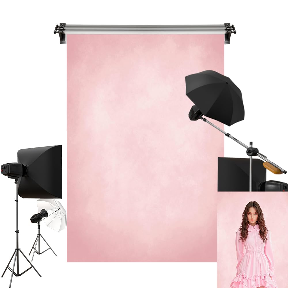 Photo 1 of Kate 8x8ft/2.5x2.5m Pink Backdrops Abstract Sweet Girls Pink Seamless Portrait Background Photo Studio Props