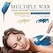 Wax Warmer Kit for Hair Removal Home Waxing with 7oz Hard Wax Beans(Chamomile) & 3.5oz Brazilian Wax & 15ml PostWax Lotion for Bikini Waxing or All Body Formula (White)