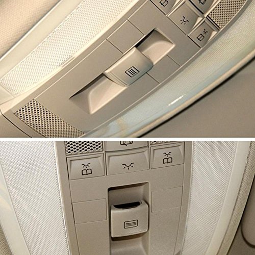 Starnearby Sunroof Window Switch Button for Mercedes-Benz W204 C-Class W212 (Beige) - Thumbnail 2