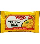 Vigo Authentic Saffron Yellow Rice, Low Fat, 8oz (Yellow Rice, Pack of 12)