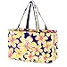 Fashion Print Ultimate Tote - Carry All Organizer Bag - A Tailgate MustCan Be Personalized (Blank, Beach Floral)