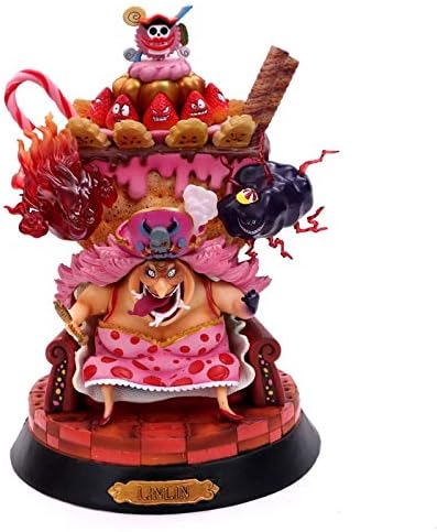 Cailiaoxindong Four Emperors Action Figure 23cm One Piece Figure PVC Kaido Newgate Charlotte Linlin Figure Toys Big Mom Collectible Model Gift (with Box)