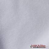 AKAStiq Wide Flexible (Soft-Back) Loop Fabric (Made in USA, White, sold by the yard)