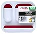 Five Star Locker Organizer Tri-Pocket with Dry Erase Surface, White with Red Pockets (72624)