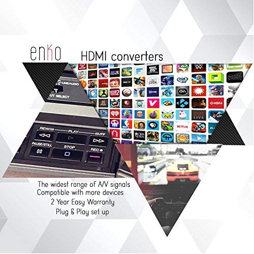 enKo YPbPr Component RGB + R/L to HDMI Converter v1.3 up Scaler for 720p 1080p